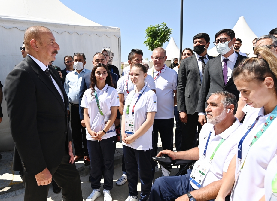 Konyada V İslam Həmrəyliyi Oyunlarında ölkəmizi təmsil edən idmançılarla görüş 